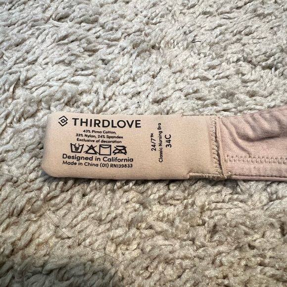 NWOT ThirdLove Classic Nursing Bra - Picture 8 of 8